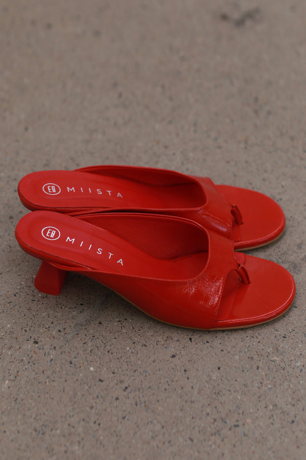 Miista Palmyra Slide Sandals MST-E8_3591-RED (E8_3590)